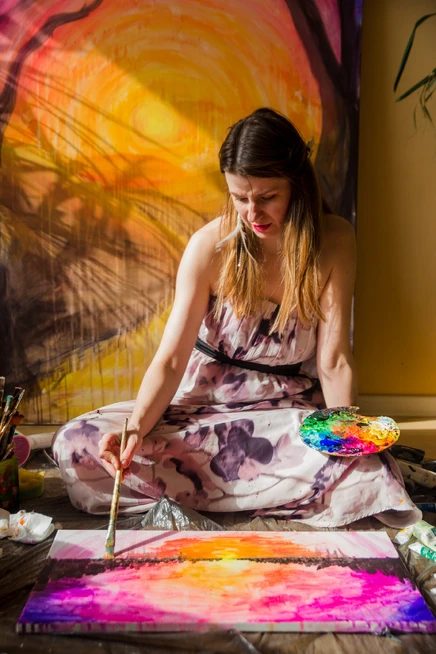 Aneta Anna Rudzka Malowanie obrazów i warsztaty