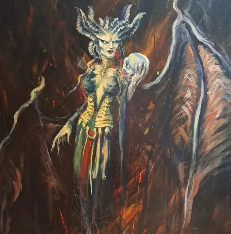 Lilith Matka-ludzi - Obraz Akryl na plotnie AnetteArte