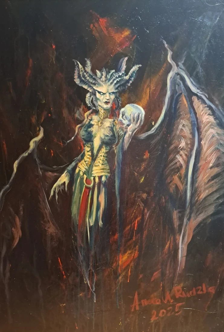 Lilith Matka-ludzi - Obraz Akryl na plotnie AnetteArte