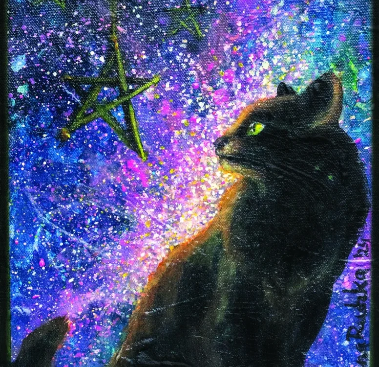 Widzę Cię Kot obraz Anette Arte