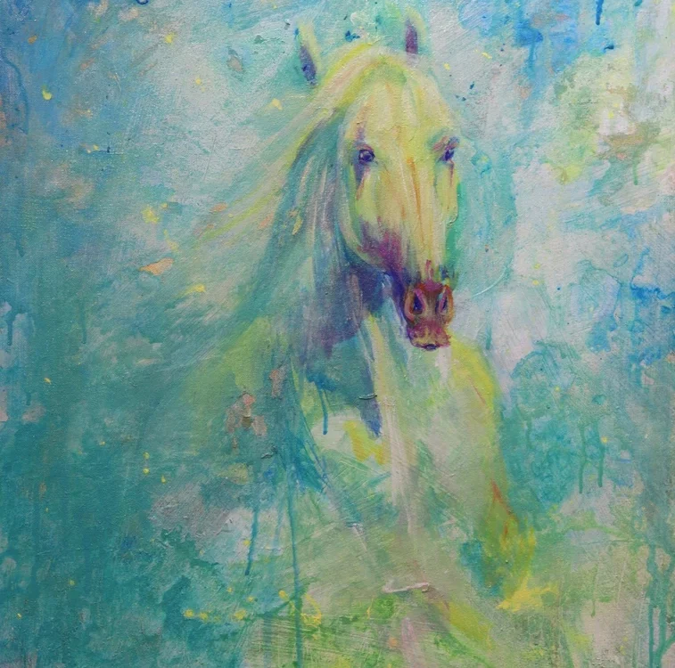 Wolność Koń obraz Anette Arte