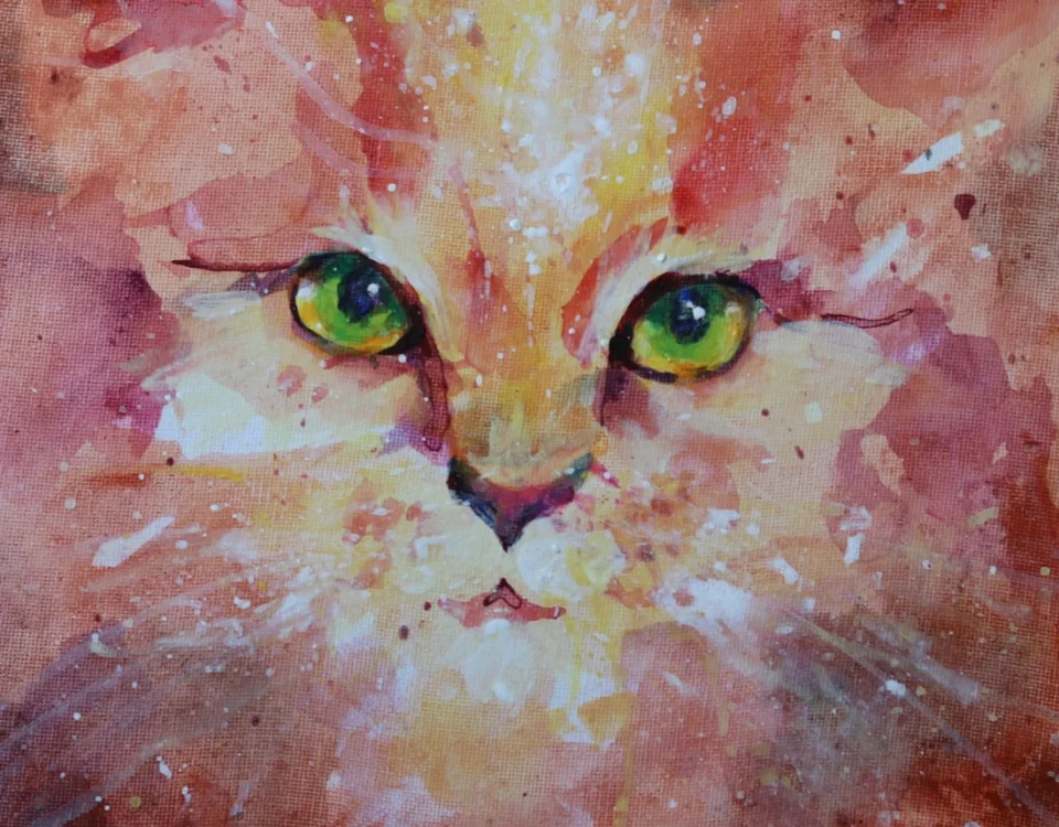 Zwierzę Mocy Kot obraz Anette Arte