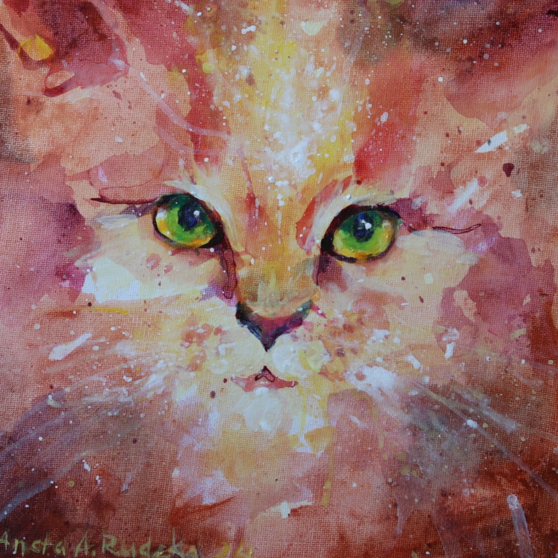 Zwierzę Mocy Kot obraz Anette Arte