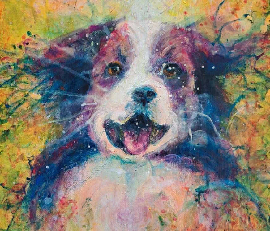 Zwierzę mocy pies obraz AnetteArte