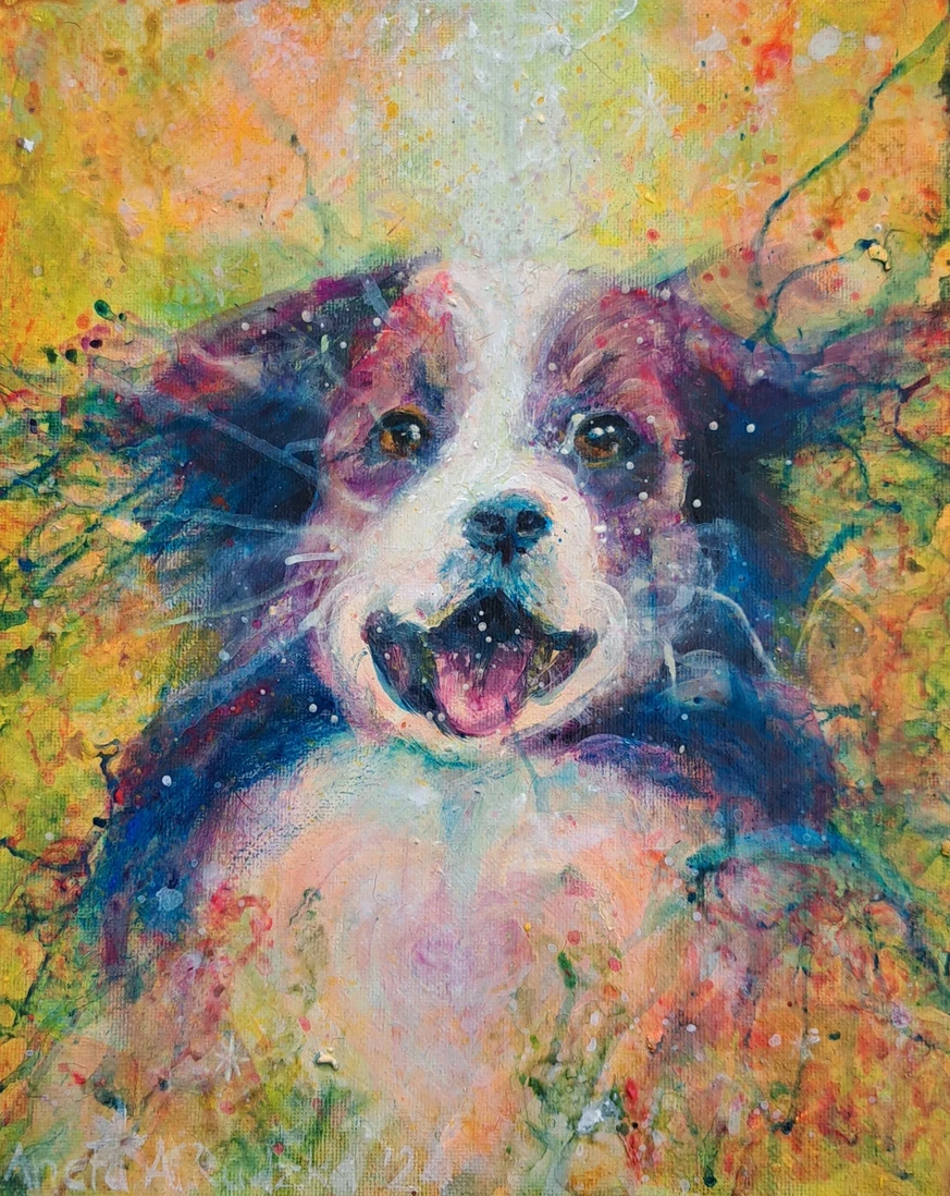 Zwierzę mocy pies obraz AnetteArte