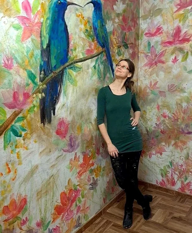 kolibry obraz AnetteArte