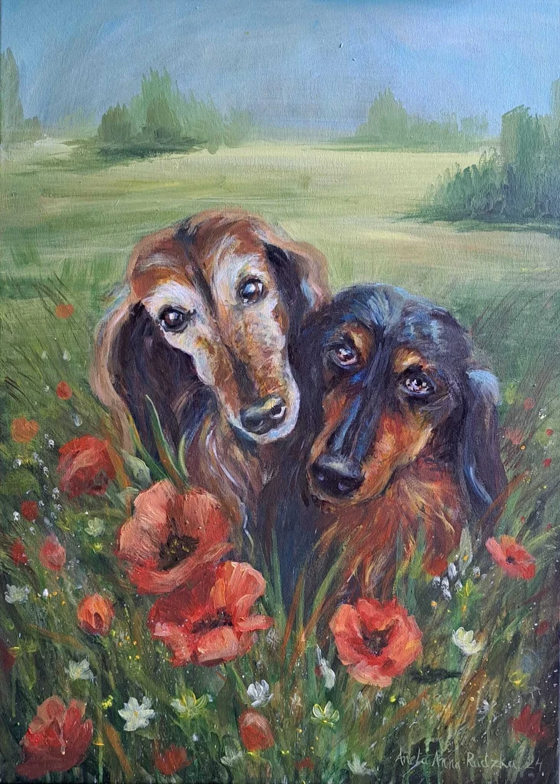 siostry jamniczki obraz AnetteArte