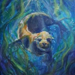 w głąb foka obraz Anette Arte